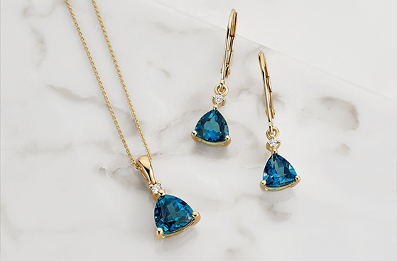 Blue topax jewelry. Blue topaz jewelry.
