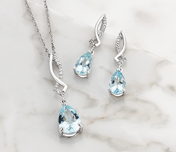 Aquamarine jewelry. Aquamarine jewelry.