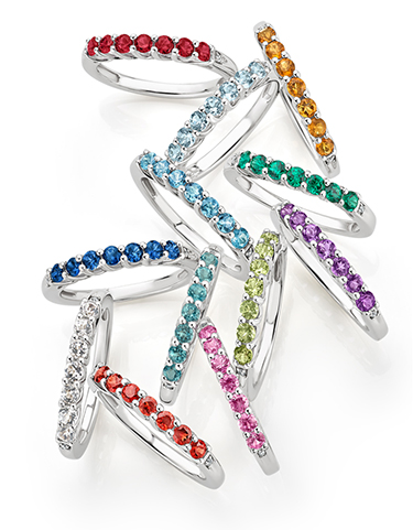 Birthstone rings. Birthstone rings.